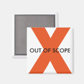 Außenseiter Magnet (Vorderseite/Rückseite)