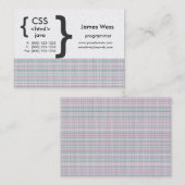 Aussenseiter-Netz-Programmierer Visitenkarte (Vorne/Hinten)