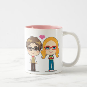 Aussenseiter-Paare Zweifarbige Tasse