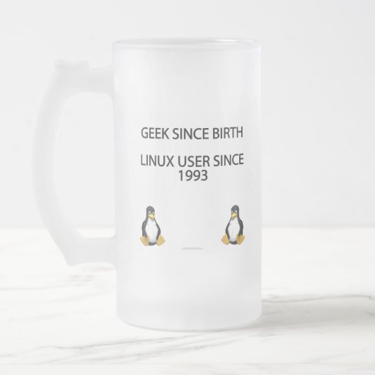 Aussenseiter seit Geburt. Linux-Benutzer seit Mattglas Bierglas (Links)