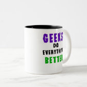 Aussenseiter tun alles besser zweifarbige tasse (VorderseiteRechts)