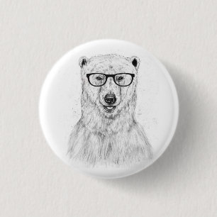 Aussenseiterbär Button