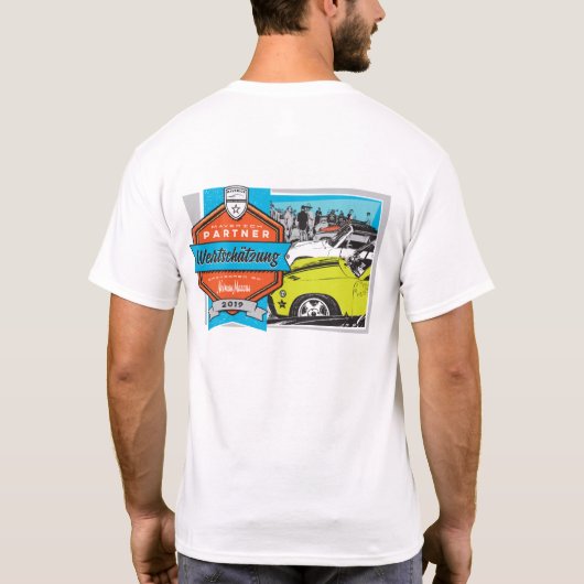 Außenseiterregions-Freiwillig-Partner-T - Shirt (Rückseite)