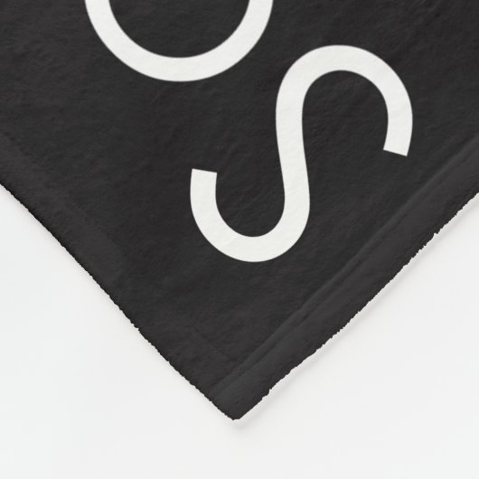 Außenstehende Bleibe Gold Word Cloud Fleecedecke (Ecke)