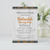 Außenstehende Party Einladung (Stehend Vorderseite)