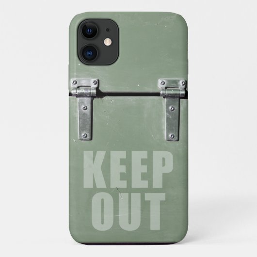 Außentür aus Metall behalten Case-Mate iPhone Hülle (Rückseite)