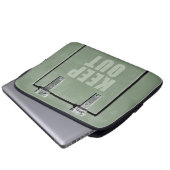 Außentür aus Metall behalten Laptopschutzhülle (Vorne Knopf)
