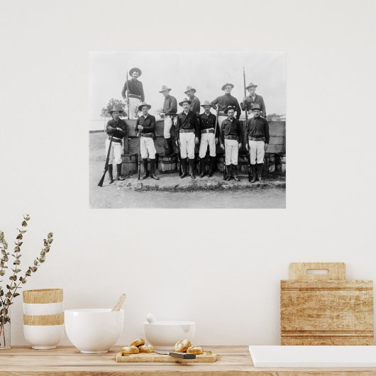 Außenwache, Cavite, Philippinen: 1899 Poster (Küche)