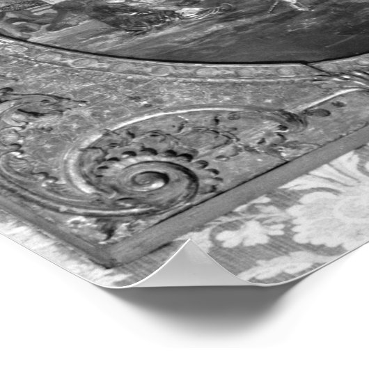 Außenwand mit chinesischem Gegenstand, c.1730 Poster (Ecke)