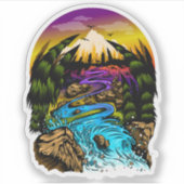 Außenwelt Aufkleber (Vorderseite)