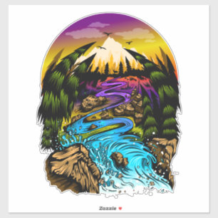 Außenwelt Aufkleber