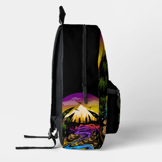 Außenwelt Bedruckter Rucksack (Links)