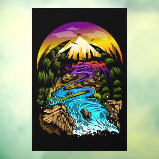 Außenwelt Fensteraufkleber (Blatt 3)