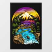 Außenwelt Fensteraufkleber (Blatt)