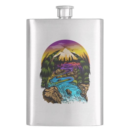 Außenwelt Flachmann (Vorderseite)