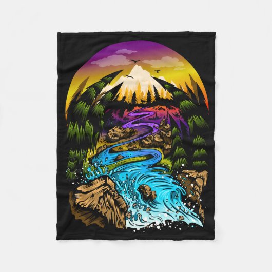 Außenwelt Fleecedecke (Vorderseite)