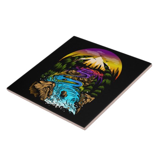 Außenwelt Fliese (Seite)