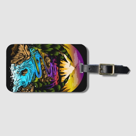 Außenwelt Gepäckanhänger (Vorderseite (Horizontal))