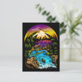Außenwelt Postkarte (Stehend Vorderseite)