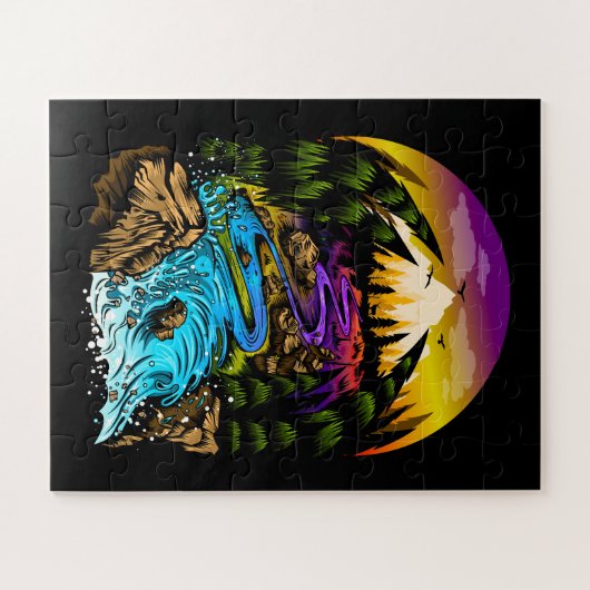 Außenwelt Puzzle (Horizontal)