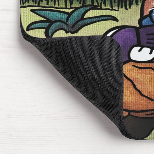 Außenwerbung Gartenkatze Mousepad (Ecke)