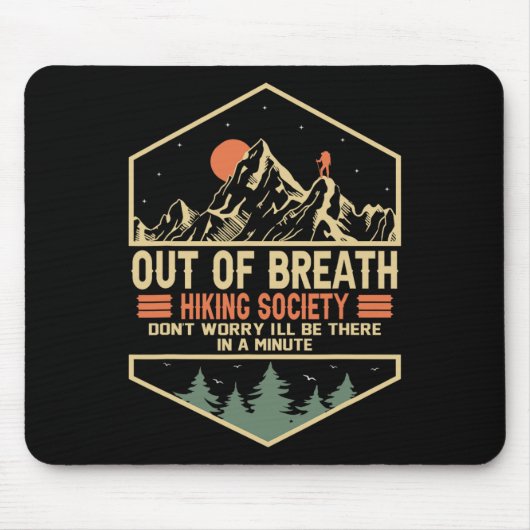 Außer Atem Wanderverein 1 Mousepad (Vorne)