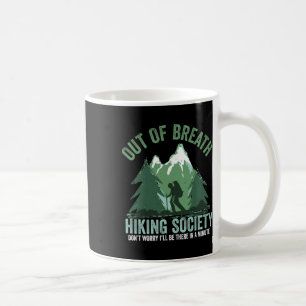 Außer Atem Wanderverein Lustiger Bergwanderer Kaffeetasse