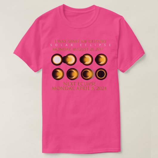 Außer der Geschichte Solar Eclipse 2017 Next Eclip T-Shirt (Design vorne)