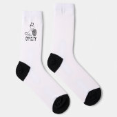 Außer Dienst Faules Katz - Süß und Lustig Langweil Socken (Rechts)
