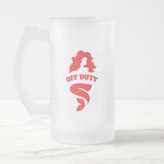 Außer Dienst Frostierter Becher Mattglas Bierglas