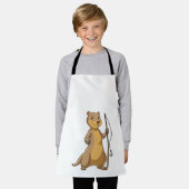 Außer Fisher mit Angelrute Schürze (Getragen)