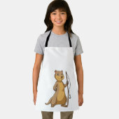 Außer Fisher mit Angelrute Schürze (Insitu)