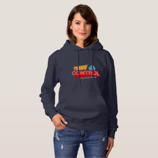Außer Kontrolle – Fette Typografie-Statement-Desig Hoodie