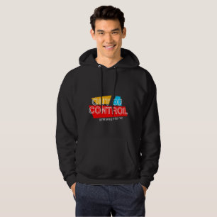 Außer Kontrolle – Fette Typografie Statement Desig Hoodie