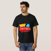 Außer Kontrolle – Fette Typografie-Statement-Desig T-Shirt (Vorne ganz)