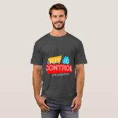 Außer Kontrolle – Fette Typografie-Statement-Desig T-Shirt (Vorne ganz)