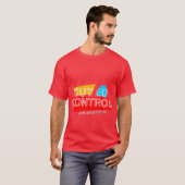 Außer Kontrolle – Fette Typografie-Statement-Desig T-Shirt (Vorne ganz)