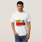 Außer Kontrolle – Fette Typografie-Statement-Desig T-Shirt (Vorne ganz)