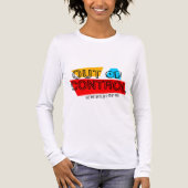Außer Kontrolle – Fette Typografie-Statement-Desig Tri-Blend Shirt (Vorderseite)