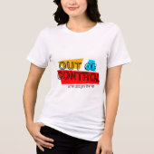Außer Kontrolle – Fette Typografie-Statement-Desig Tri-Blend Shirt (Vorderseite)