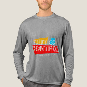 Außer Kontrolle – Fette Typografie-Statement-Desig Tri-Blend Shirt