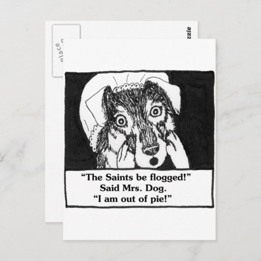 Außer Kuchen Postkarte (Vorne/Hinten)