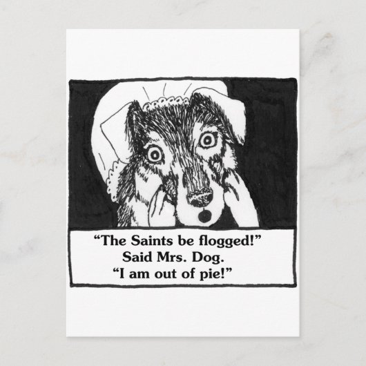 Außer Kuchen Postkarte (Vorderseite)