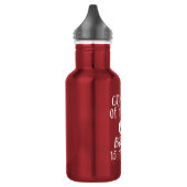 Außer meinem Geist Edelstahlflasche (Links)