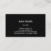 Außer-Raum-Astronomie-Visitenkarte Visitenkarte (Rückseite)