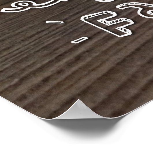 Außer Schokolade Poster (Ecke)