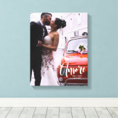 Außerdem, Modernes Script ・ Benutzerdefiniertes Fo Leinwanddruck (Insitu (Holzboden))