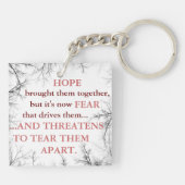 AUSSERDEM Schlüsselanhänger (Rückseite)