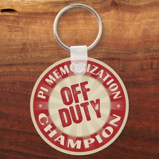 Außerdienstliche Pi-Memorisierung Schlüsselanhänger (Vorderseite)