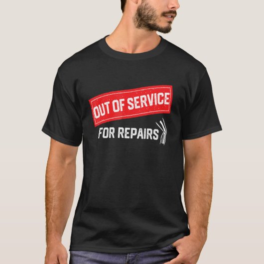 Außerdienstliche Reparatur Knee-Ersatz T-Shirt (Vorderseite)